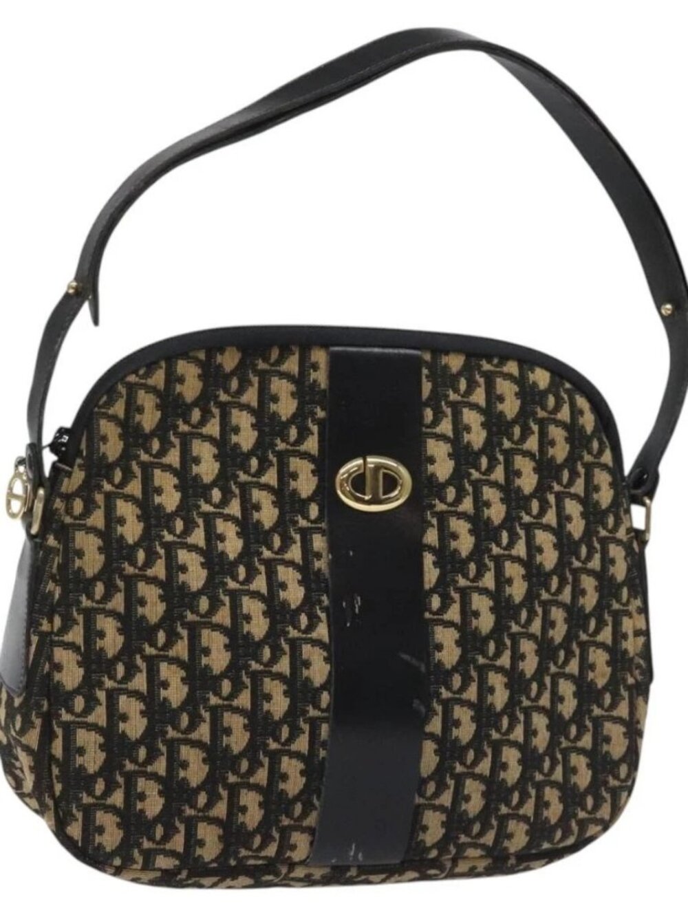 Christian Dior Trotter Canvas Shoulder Bag Black - Picture 2 of 16
